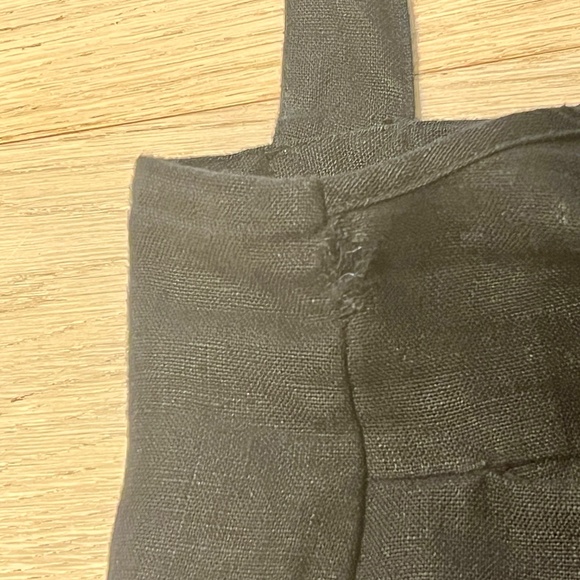 Beaton Black Linen Overalls in Size XS - Picture 7 of 7